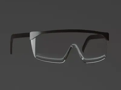 Safety glasses 3D model Low-poly 3D model purchase