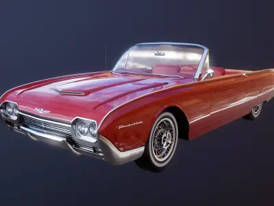  Ford Thunderbird 1961 Convertible 