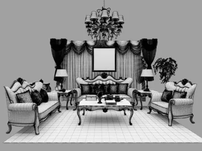 Interior Art - Furniture Series - Part 1 01 3D model