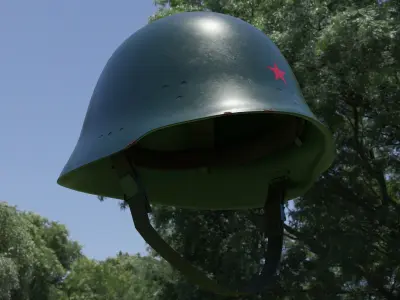 Military helmet 3D model purchase