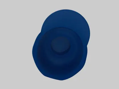 lego matchable hat Low-poly 3D model