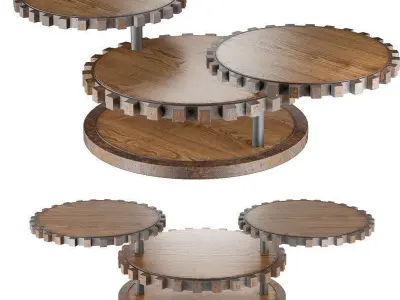 Sprockets End Table 3D model