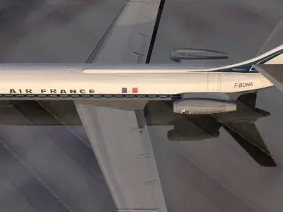 Sud Aviation SE-210 Caravelle III 3D model
