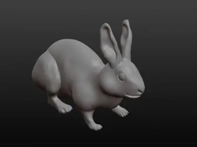 rabbit pig 3D model