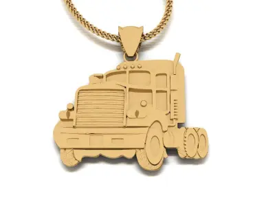 3D Truck Pendent 3D print model