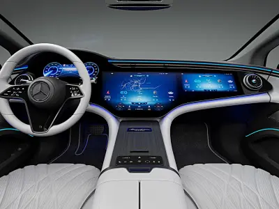 2025 Mercedes-Benz EQS Black 3D model