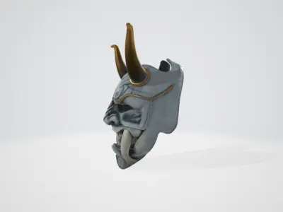 Samurai Mask 5 3D model