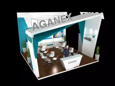 Exhibition - Area -6X6-3DMAX2009-23 3D model