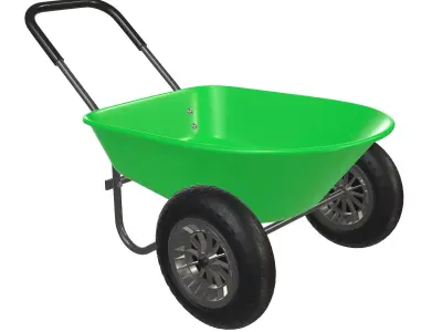 Wheelbarrow 01 3D model