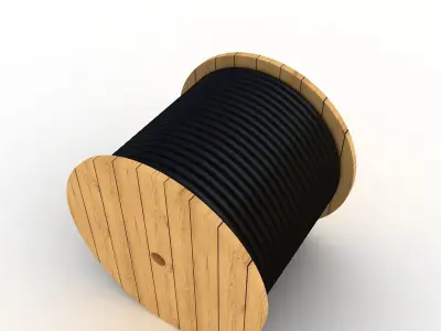 wire spool 3D model