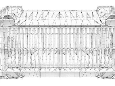 Plastic crate 05 3D model