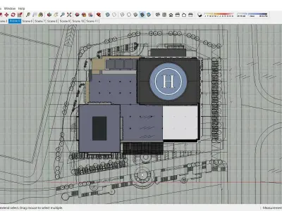 Sketchup Office building 150 3D model