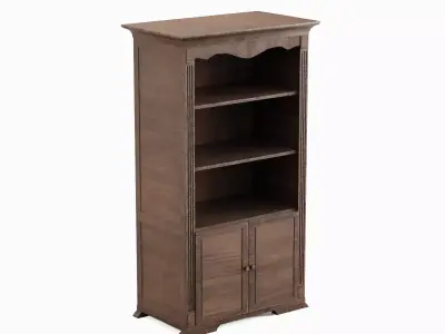 Antique Cupboard 02 Low-poly 3D model