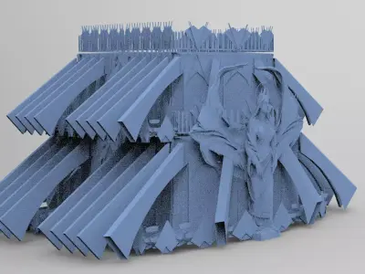 King Arthur Ship centre 2  3D model