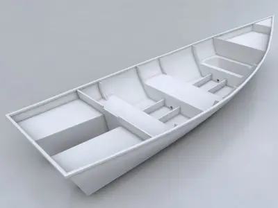 Barton skiff Free 3D model