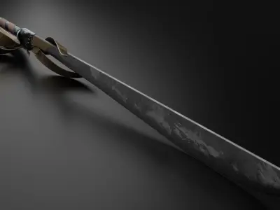 Sword Metal 3D model