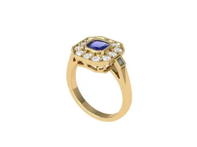 Wedding Ring  3D print model 228