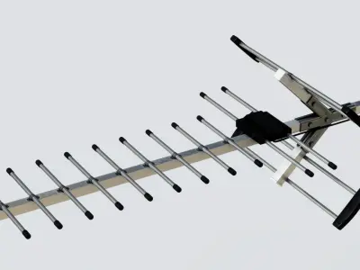 Antenna 07 Low-poly 3D model