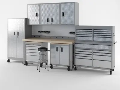 Garage Furniture Set 2 3D model