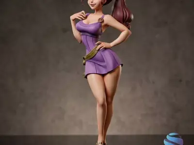 Megara from Hercules - Multi-Part 3D Printable Model 3D print model