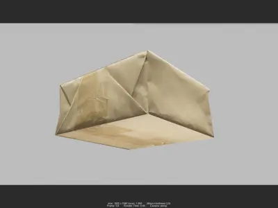 thprn-Box 02 Low-poly 3D model