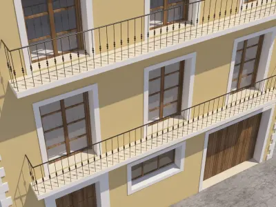 Mexican House 3D model shop