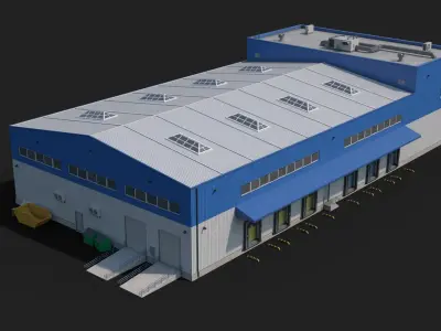Industrial Building 29 3D model