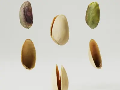 Pistachios 3D model