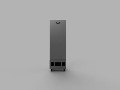 Single Upright Refrigerator or Freezer 3D model