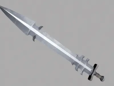 Sword Low-poly 3D model 50
