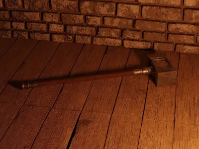 War hammer 3D model