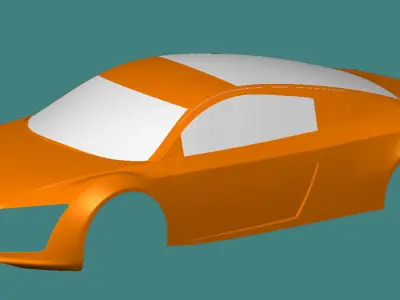 Audi R8 Car Free 3D model purchase