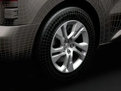 Vauxhall Vivaro 2020 wheel 3D model