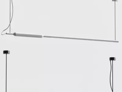 Slim Suspension lamp by Vertigo Bird 3D model