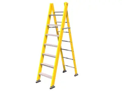 step ladder 3D model buy