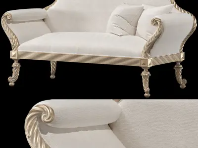 roberto giovannini sofas art 1221 and art 676 3D model