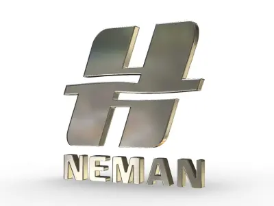 neman logo 3D model