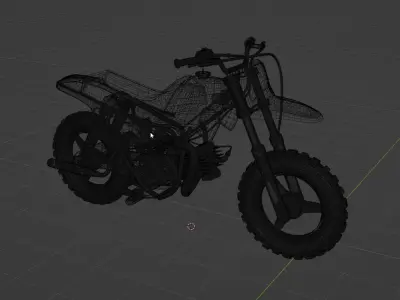 YAMAHA PW 50 3D model
