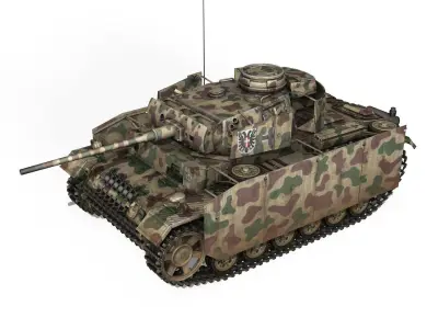 PzKpfw III - Panzer 3 - Ausf M - 413 3D model