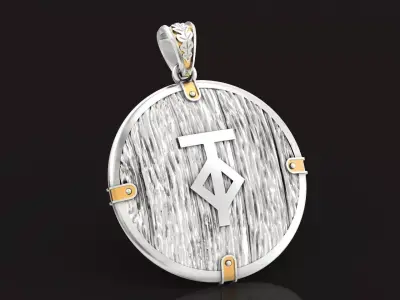  Slavic Amulet rune God Kryshen in Svarog Circle 1223 3D print model