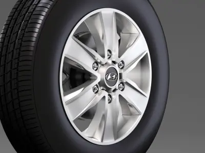Hyundai H350 Van wheel 2017 3D model