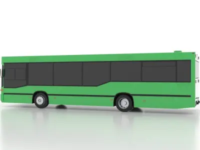 Mercedes-Benz O405NKF Low Low-poly 3D model