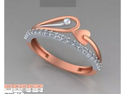 NEW ITALIAN 96 LADIES RINGS COMLETE LOT 3D print model