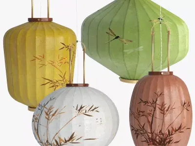 TAIWAN LANTERNS 3D model