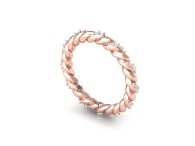 Wedding Ring Free 3D print model 2