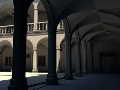 Ancient Building 3D model purchase