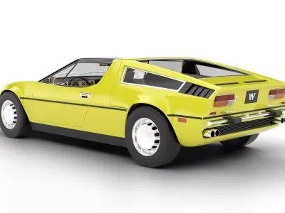 Maserati Bora 4 9 1974 3d model 3D model