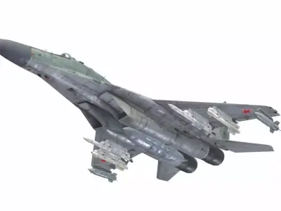 MIG 29 Low-poly 3D model purchase