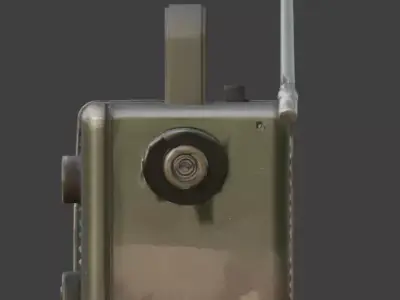 Survival Radio 3D Model V01 Low-poly 3D model