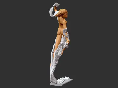 THE FLIGHT GIRL - LUO LI RONG 3D print model